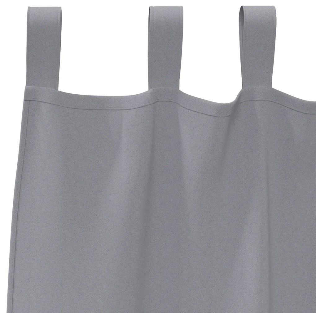 vidaXL Κουρτίνες συσκότισης 2 pcs Ανοιχτό γκρι 140 x 140 cm