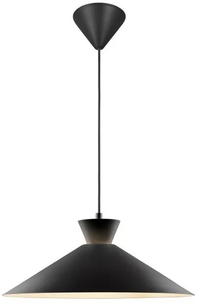 Κρεμαστό Φωτιστικό Οροφής E27 40W IP20 Dial 45 Nordlux-2213353003-Μαύρο 2213353003