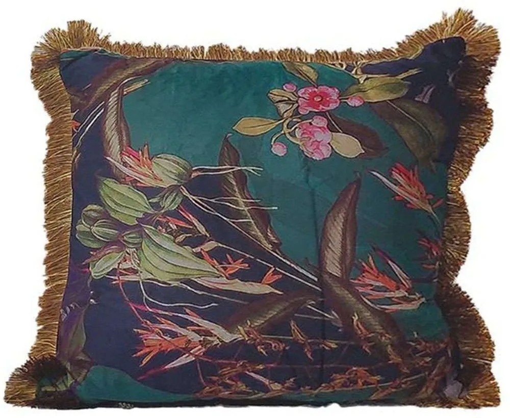 Μαξιλάρι Διακοσμητικό (Με Γέμιση) Blossom 018926 Multi 45X45 Velvet,Polyester