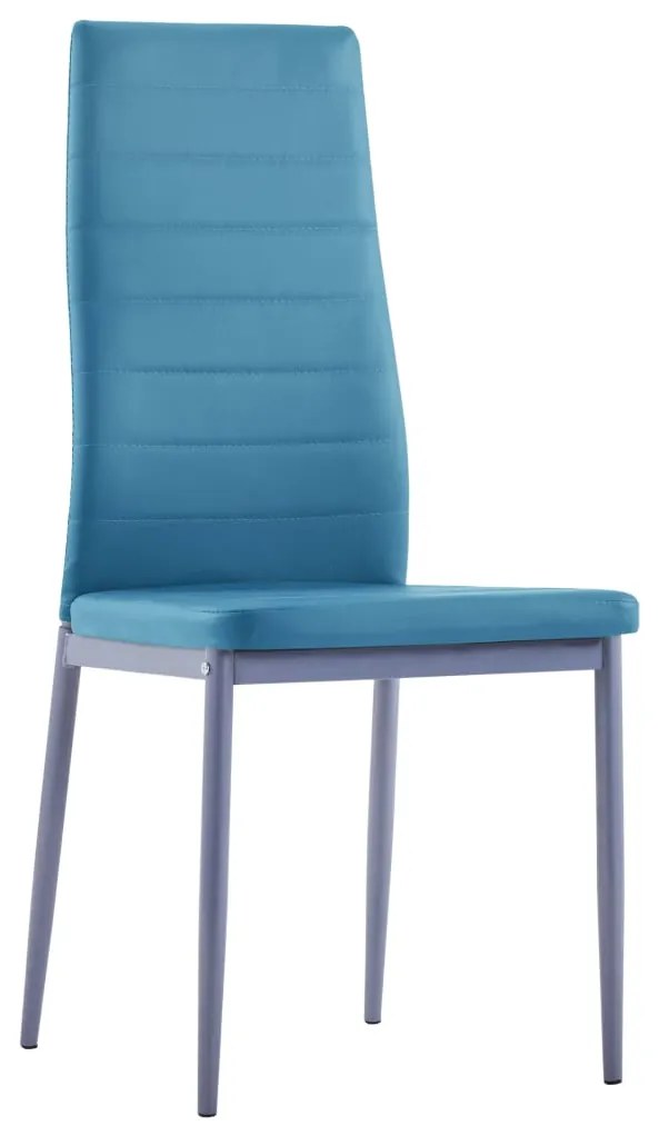 vidaXL Σετ Τραπεζαρίας Επτά Τεμαχίων Μπλε