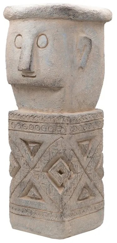 ARTEKKO Κασπώ τσιμεντένιο τοίχου τοτέμ 20x19x50cm