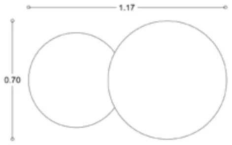 Διπλός Καθρέπτης τοίχου Double Eye Project Mirrors 110x70εκ-κρυφός φωτισμός Led Διακόπτης Αφής: Ναι