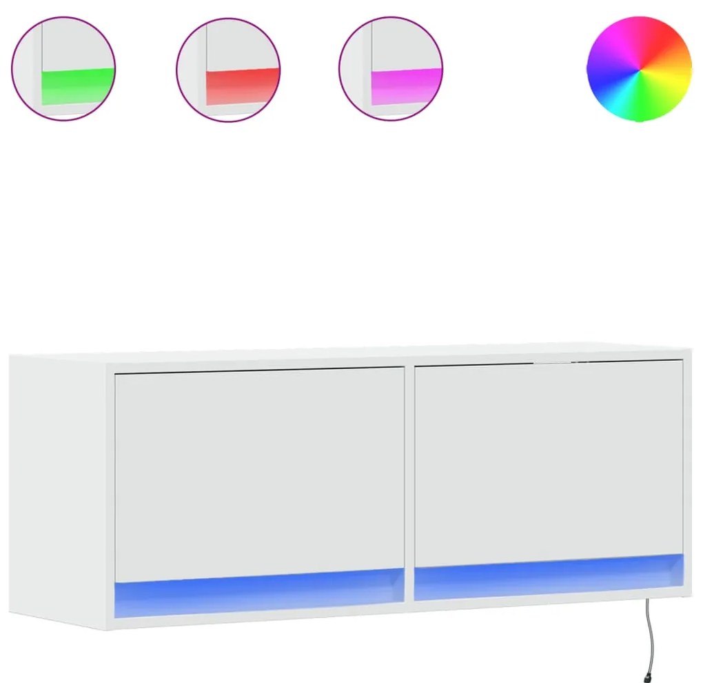 ΈΠΙΠΛΟ ΤΟΙΧΟΥ ΤΗΛΕΟΡΑΣΗΣ ΜΕ LED ΛΕΥΚΟ 100X31X38 ΕΚ. 852362