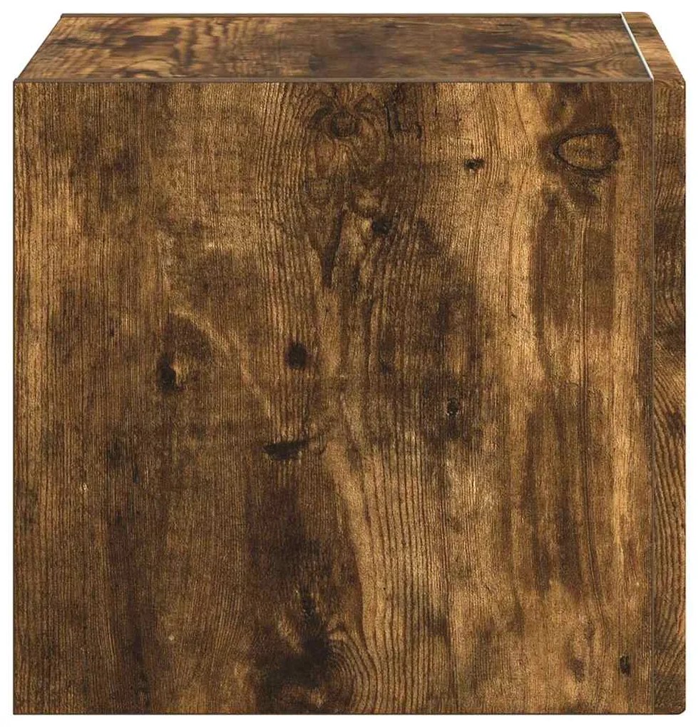 vidaXL Ντουλάπι Τηλεόρασης Τοίχου Καπνιστό Δρύς 60 x 31 x 29.5 εκ