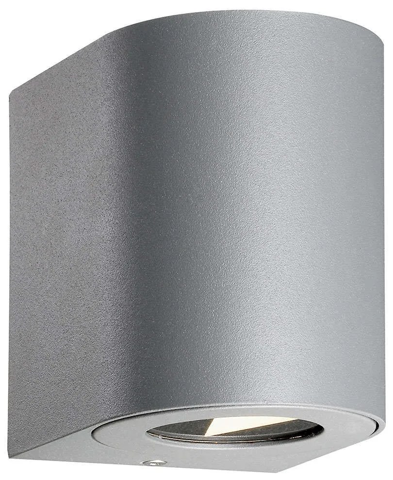 Φωτιστικό Τοίχου Canto 2 49701010 10x8,7x10,4cm Led 500Lm 2x6W 2700K IP44 Grey Nordlux Aluminium