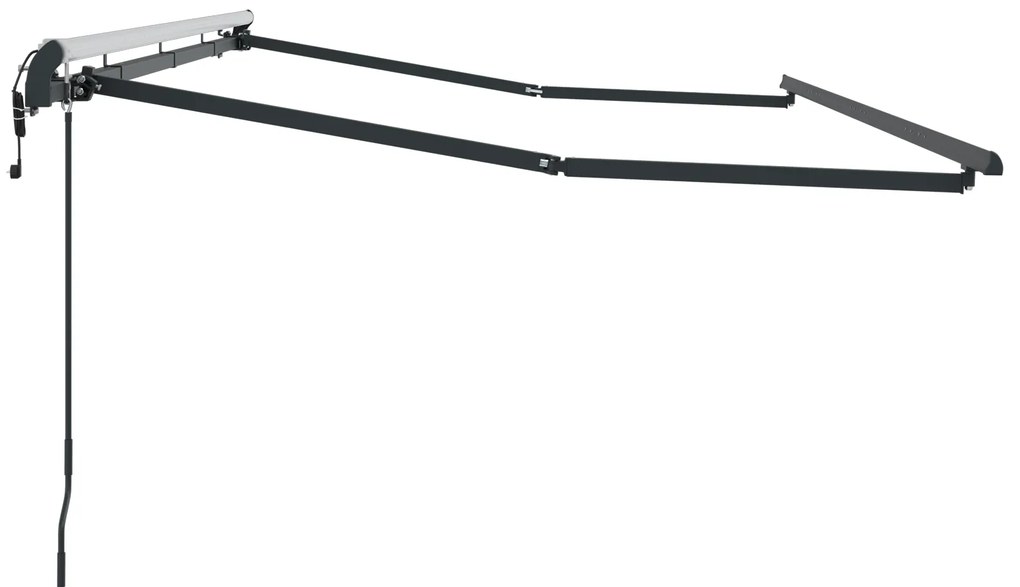 vidaXL Ηλεκτρική Τέντα Κορ Frame Ανακλινόμενη 4x2 cm Μεταλλική