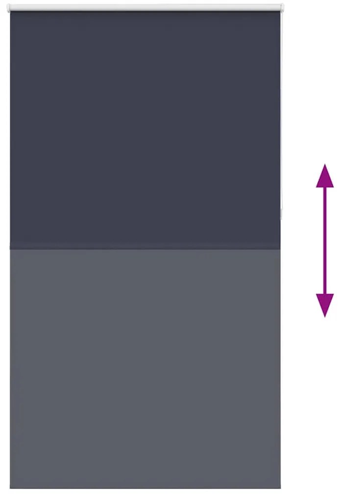 vidaXL Ρολέρ Μπλακάουτ Ναυτικό 120x230 εκ. Πλάτος υφάσματος 116,6 εκ.