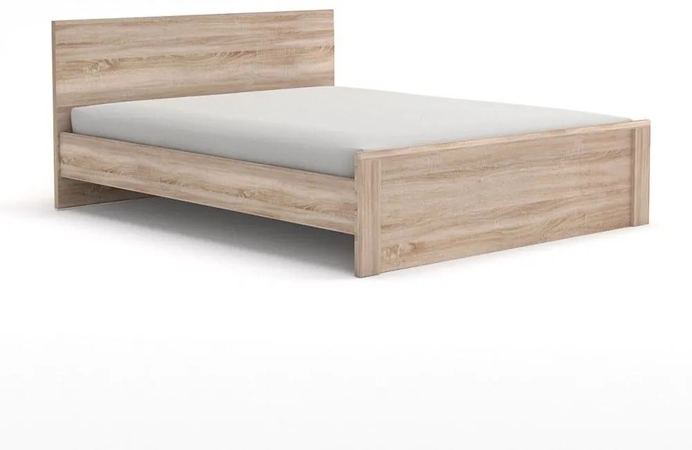 Κρεβάτι Norton 160 Διπλό 165x205x85cm Με Τάβλες Για Στρώμα 160x200cm Sonoma Double
