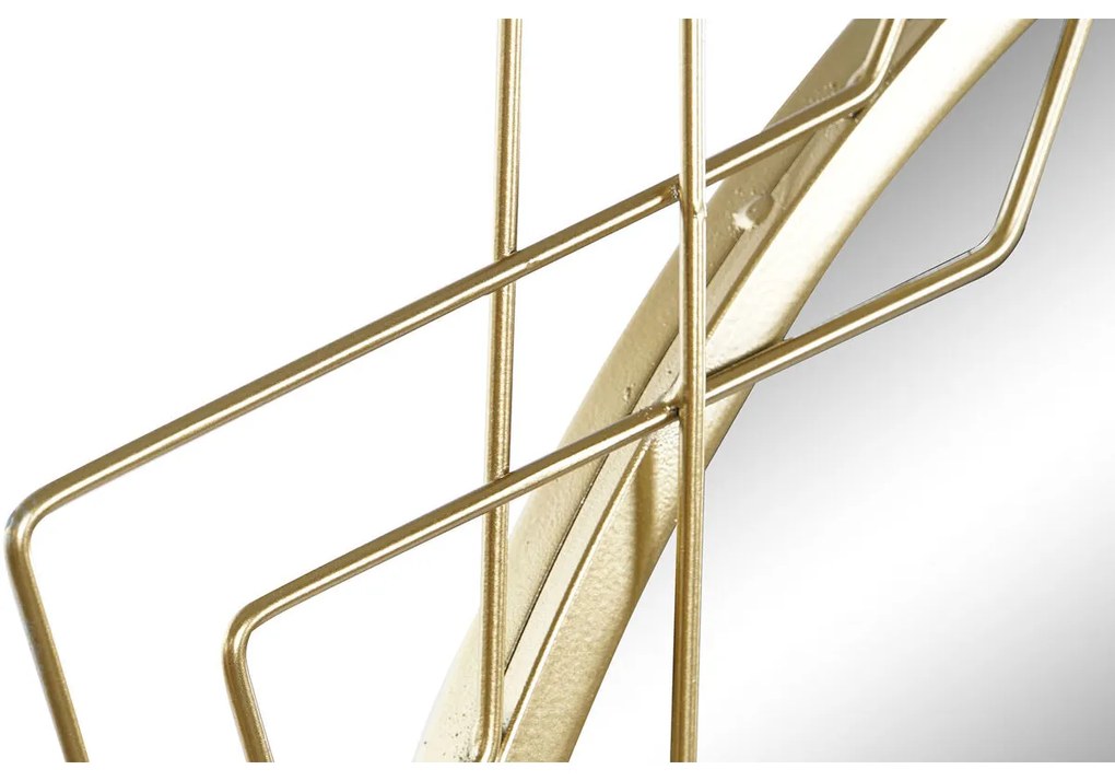 Τοίχο καθρέφτη Home ESPRIT Χρυσό 80 x 2,5 x 80 cm 80 x 2,50 x 80 cm