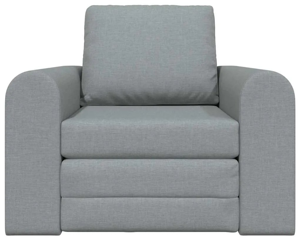 vidaXL Κρεβάτι καναπές Ανοιχτό γκρι 98 x 71 x 83 εκ. ύφασμα