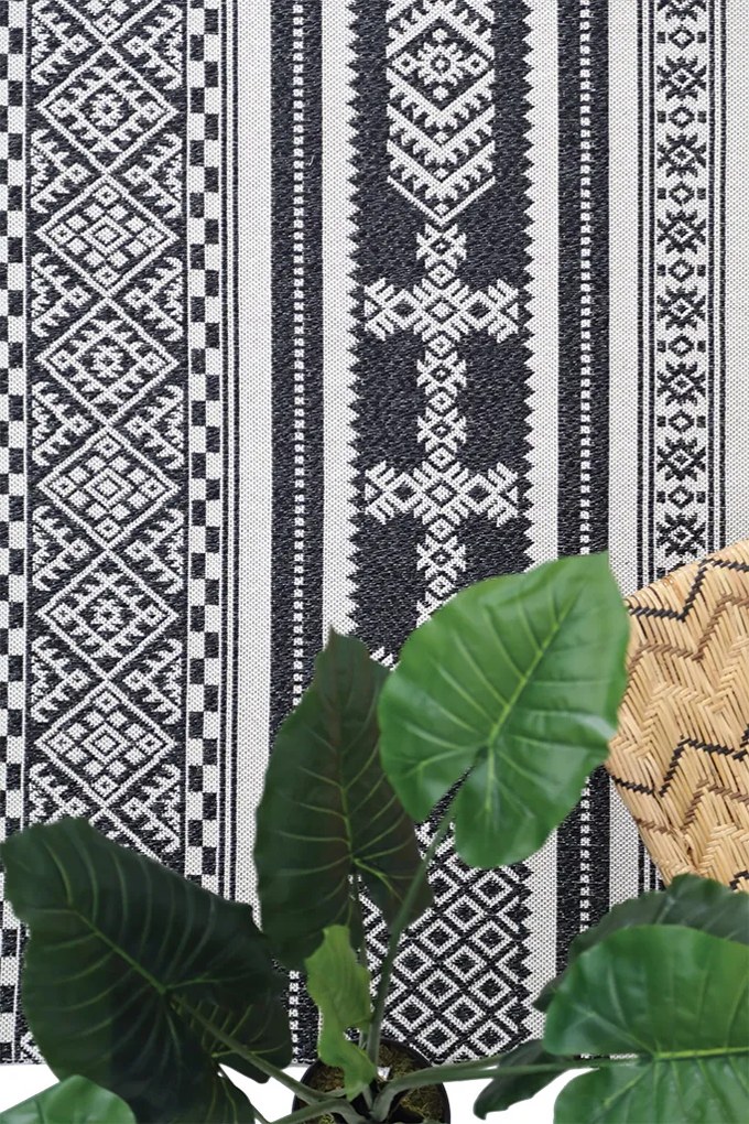 Χαλί Casa Cotton BLACK 22095 Royal Carpet - 127 x 190 cm - 16CAS22095.127190 - 16CAS22095.127190