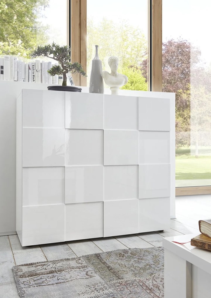 Έπιπλο Τηλεόρασης Λευκό 121x43x57