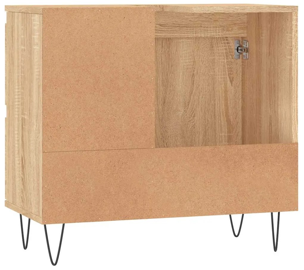 vidaXL Ντουλάπι Μπάνιου Sonoma Δρυς 65x33x60 εκ. Επεξεργασμένο Ξύλο
