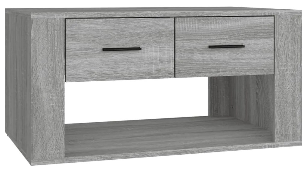 vidaXL Τραπεζάκι Σαλονιού Γκρι Sonoma 80x50x40 εκ.Επεξεργασμένο Ξύλο