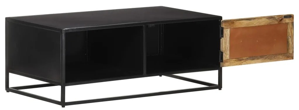 vidaXL Τραπεζάκι Σαλονιού 90 x 50 x 35 εκ. από Ακατέργαστο Ξύλο Μάνγκο
