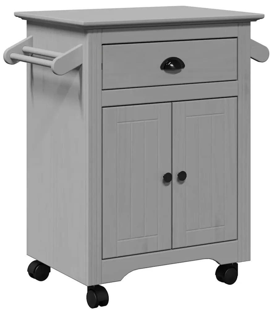 vidaXL Καροτσάκι κουζίνας BODO Γκρι 72x45x80 cm