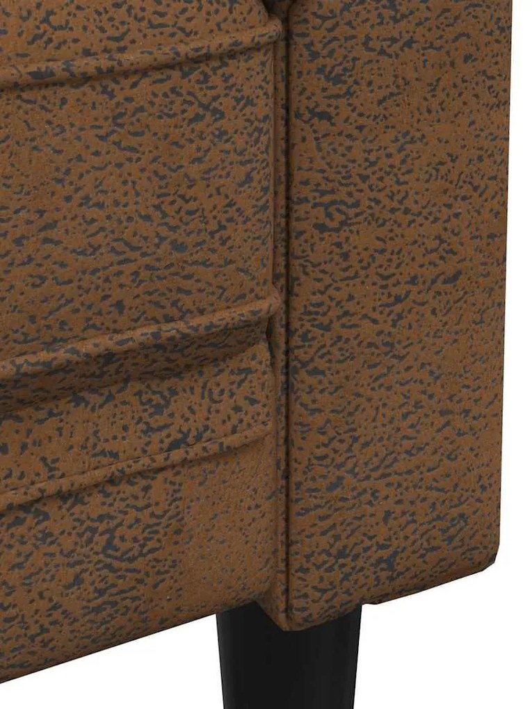 vidaXL Σετ Καναπέ 2 pcs Καφέ 201.5 x 74.5 x 74.5 εκατοστά ύφασμα