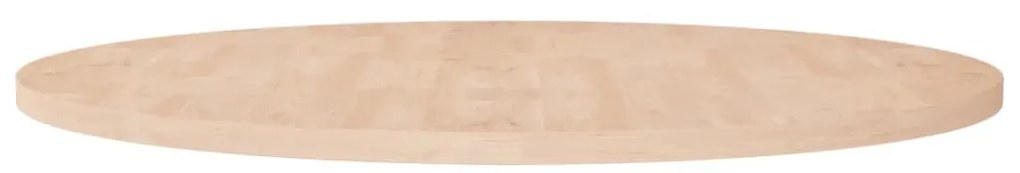 vidaXL Επιφάνεια Τραπεζιού Στρογγυλή Ø90 x 2,5 εκ. Μασίφ Ξύλο Δρυς