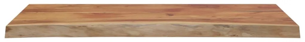 vidaXL Πάγκος Μπάνιου Ορθογώνιος 140x60x2,5 εκ. από Μασίφ Ξύλο Ακακίας
