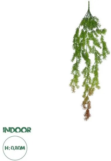 Artificial Garden HANGING CYPRESS 20822 Τεχνητό Διακοσμητικό Κρεμαστό Φυτό Κυπαρίσσι Μ25 x Π15 x Υ80cm Globostar-20822-Πράσινο 20822