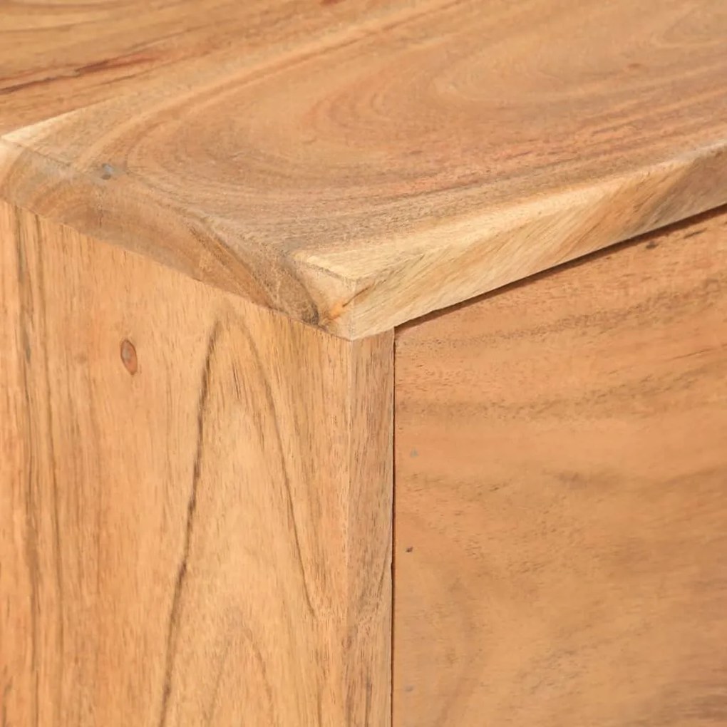 vidaXL Ντουλάπι με Συρτάρια 88 x 30 x 73 εκ. από Μασίφ Ξύλο Ακακίας