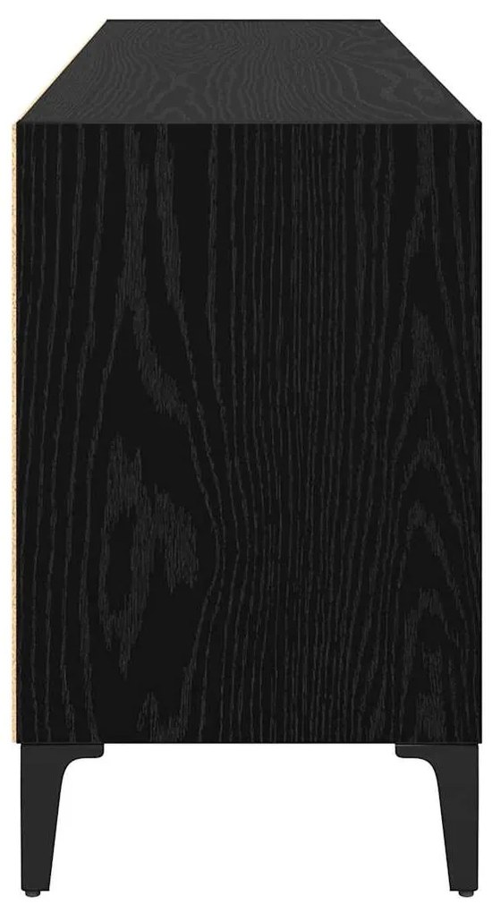 vidaXL Σετ επίπλου τηλεόρασης Επιτοίχιο Μαύρο 69,5 x 30 x 50 εκ.