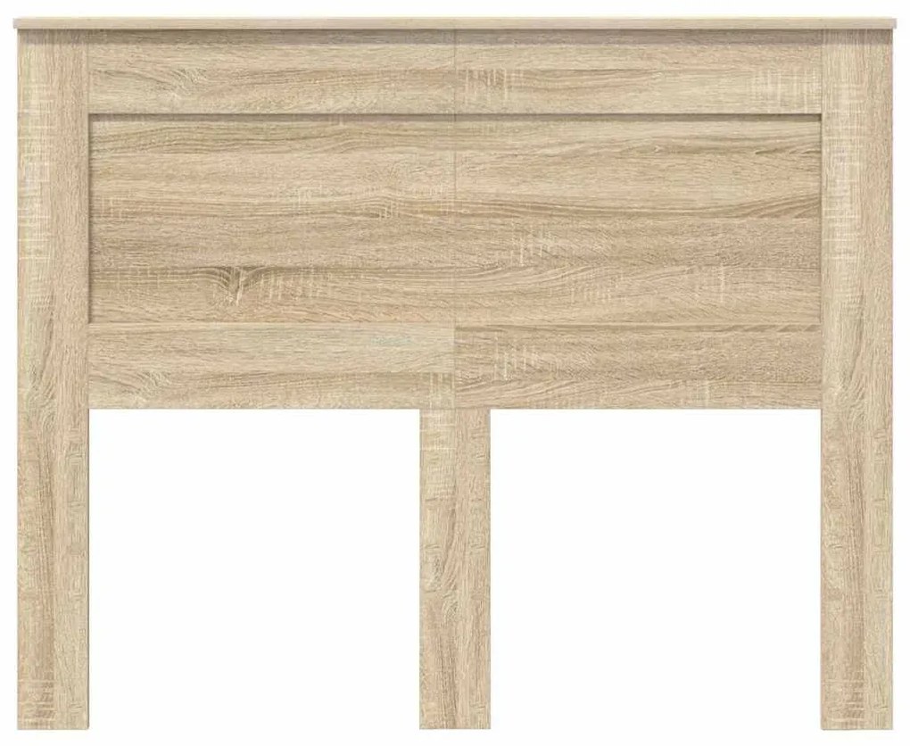 vidaXL Κεφαλάρι με κεφαλάρι Δρύς Sonoma 120 cm Επεξεργασμένο ξύλο