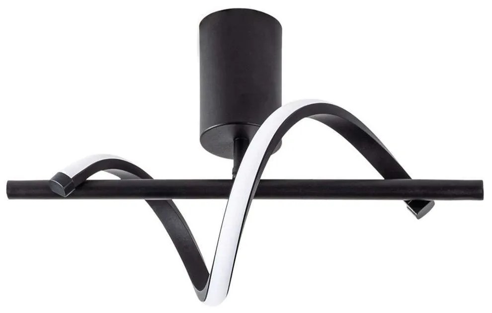 Φωτιστικό Οροφής - Πλαφονιέρα Likma 119FRS1509 41x25x16cm Led 11W 3000K Black Opviq