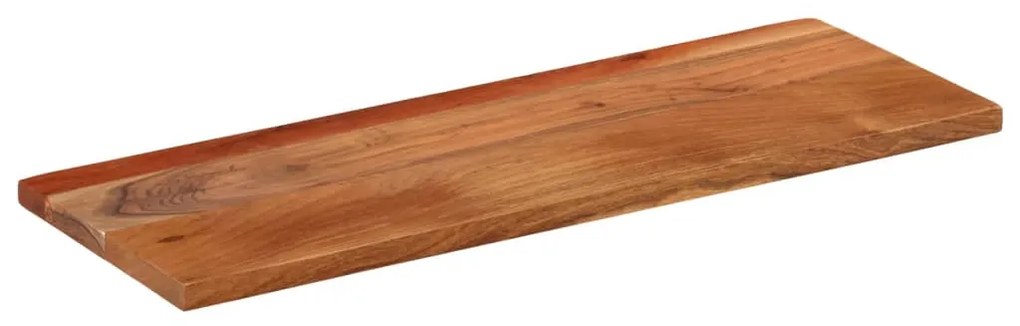 vidaXL Επιφάνεια Τραπεζιού Ορθογώνια 80x20x2,5 εκ. Μασίφ Ξύλο Ακακίας