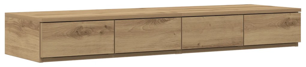 vidaXL Συρτάρια Κρεβατιού Artisan Oak 120x36,5x16,5 εκ Επεξεργασμένο Ξύλο