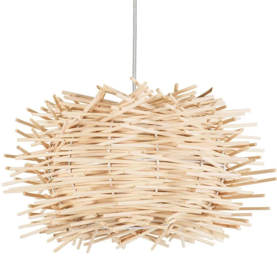 Φωτιστικό Οροφής Minorca 01729 Φ30x18cm 1xE27 Beige GloboStar