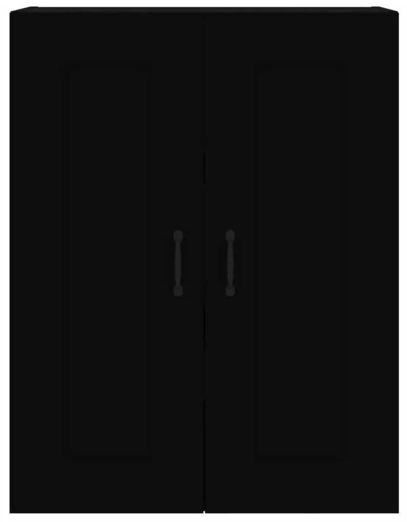Ντουλάπι Τοίχου Κρεμαστό Μαύρο 69,5 x 32,5 x 90 εκ. - Μαύρο
