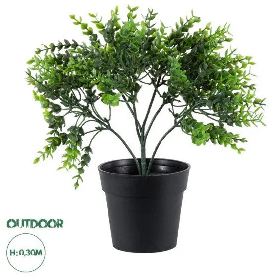 Artificial Garden EUCALYPTUS 20392 Τεχνητό Διακοσμητικό Φυτό Ευκάλυπτος Υ30cm Globostar 20392