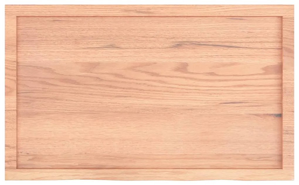 vidaXL Πάγκος Μπάνιου Αν. Καφέ 100x60x(2-4) εκ. Επεξεργ. Μασίφ Ξύλο
