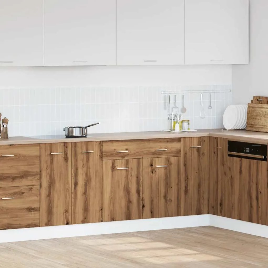 Συρτάρι κάτω ντουλάπι Artisan Oak Κατασκευασμένο ξύλο - Καφέ