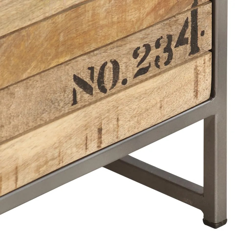 vidaXL Συρταριέρα 45 x 30 x 105 εκ. από Μασίφ Ξύλο Μάνγκο