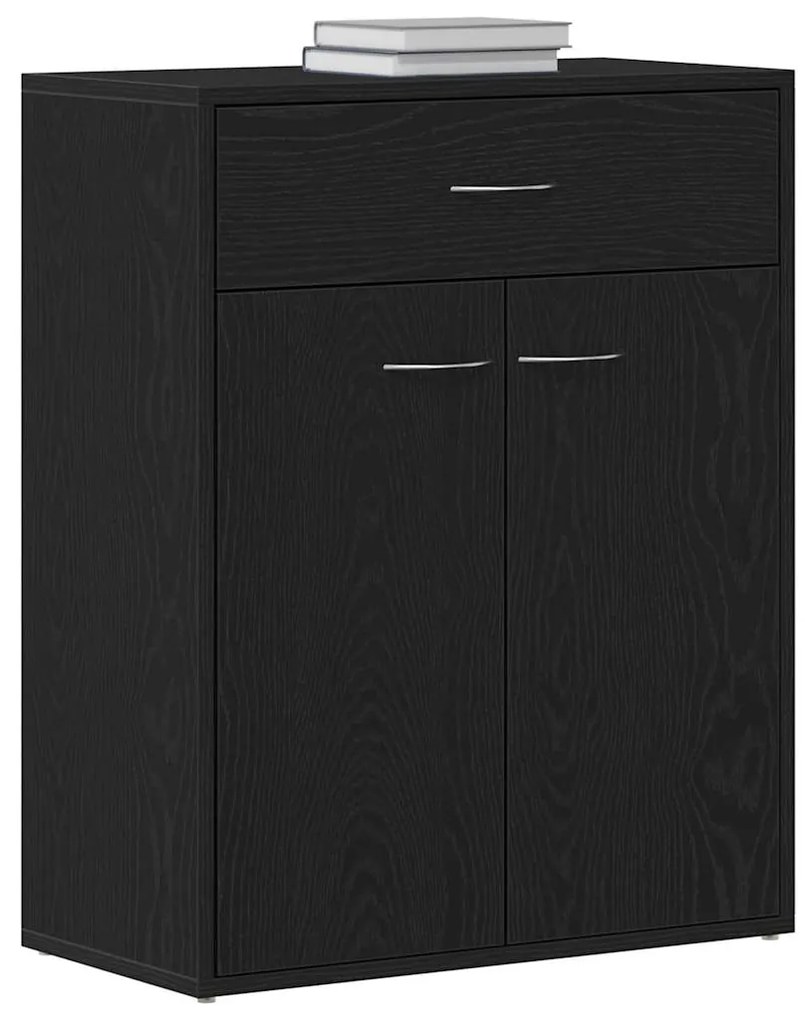 vidaXL Πλαϊνό γραφείο Μαύρο 60 x 30 x 75 cm Επεξεργασμένο ξύλο