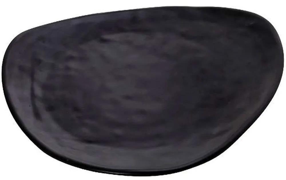 Πιάτο Ρηχό Wavy MLB3201K48-6 20x19x2cm Black Espiel Μελαμίνη