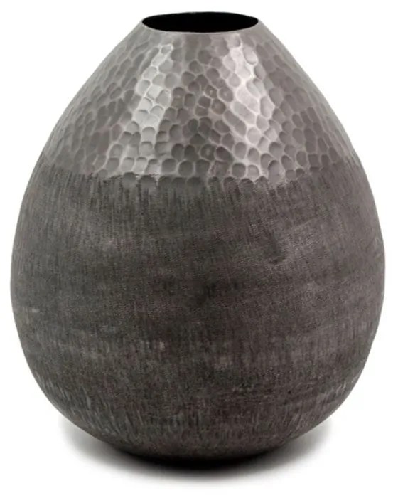Βάζο Αλουμινίου Drop 013758 D25xH21cm Graphite Aluminium