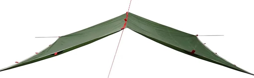 vidaXL Μουσαμάς Κάμπινγκ Αδιάβροχος Πράσινος 360 x 294 εκ.