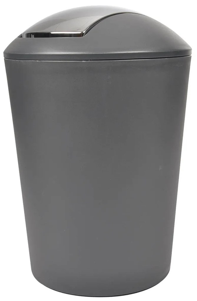 Καλάθι απορριμμάτων Douceur d'intérieur με χωρητικότητα 5.6L και διαστάσεις  19.7x28.5cm - Charcoal Grey