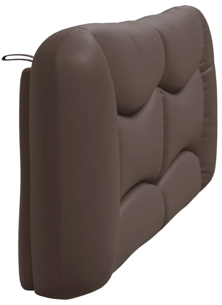 vidaXL Μαξιλάρι για Κεφαλάρι Hvar Καφέ 180 εκ. από Συνθετικό Δέρμα
