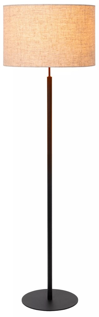 Φωτιστικό Επιδαπέδιο Lucide 45709-81-38 MAYA Μπεζ/Κρεμ (Beige/Creme)|Μαύρο Ματ (Black Mat)