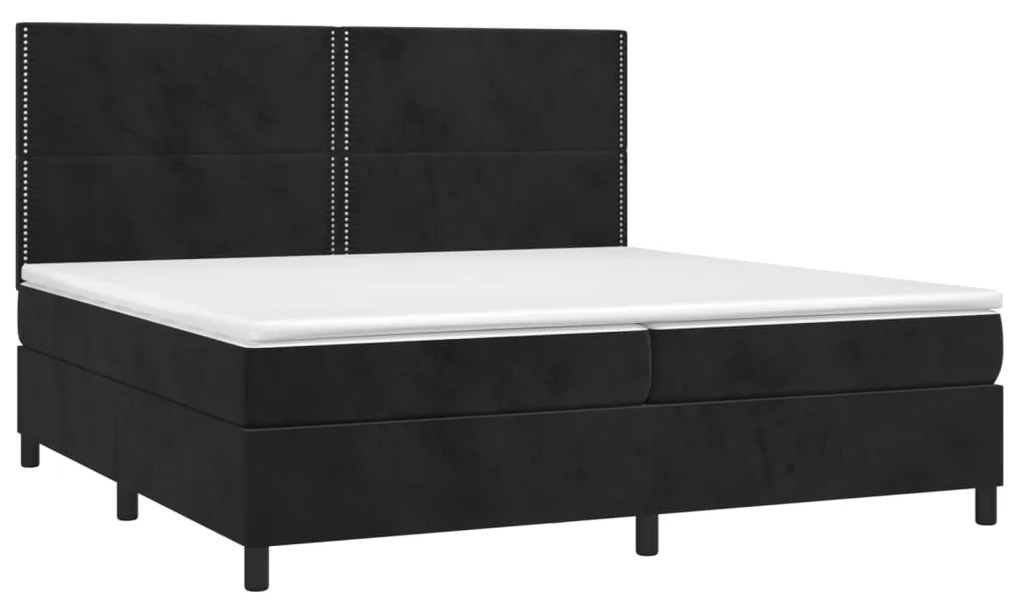 ΚΡΕΒΑΤΙ BOXSPRING ΜΕ ΣΤΡΩΜΑ ΜΑΥΡΟ 200X200 ΕΚ. ΒΕΛΟΥΔΙΝΟ 3142985