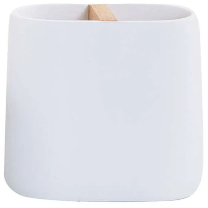 Θήκη Οδοντόβουρτσας Bright White Nef-Nef Polyresin