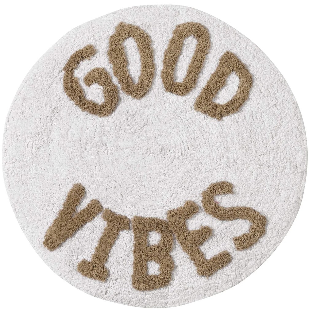 ΣΤΡΟΓΓΥΛΟ ΧΑΛΑΚΙ ΜΠΑΝΙΟΥ Δ60cm DAS HOME - BATHMATS 0679