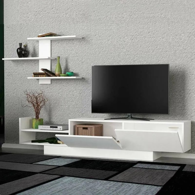 ΣΥΝΘΕΣΗ ΤΗΛΕΟΡΑΣΗΣ EGEMEN MEGAPAP ΧΡΩΜΑ ΛΕΥΚΟ 180X32X40ΕΚ.