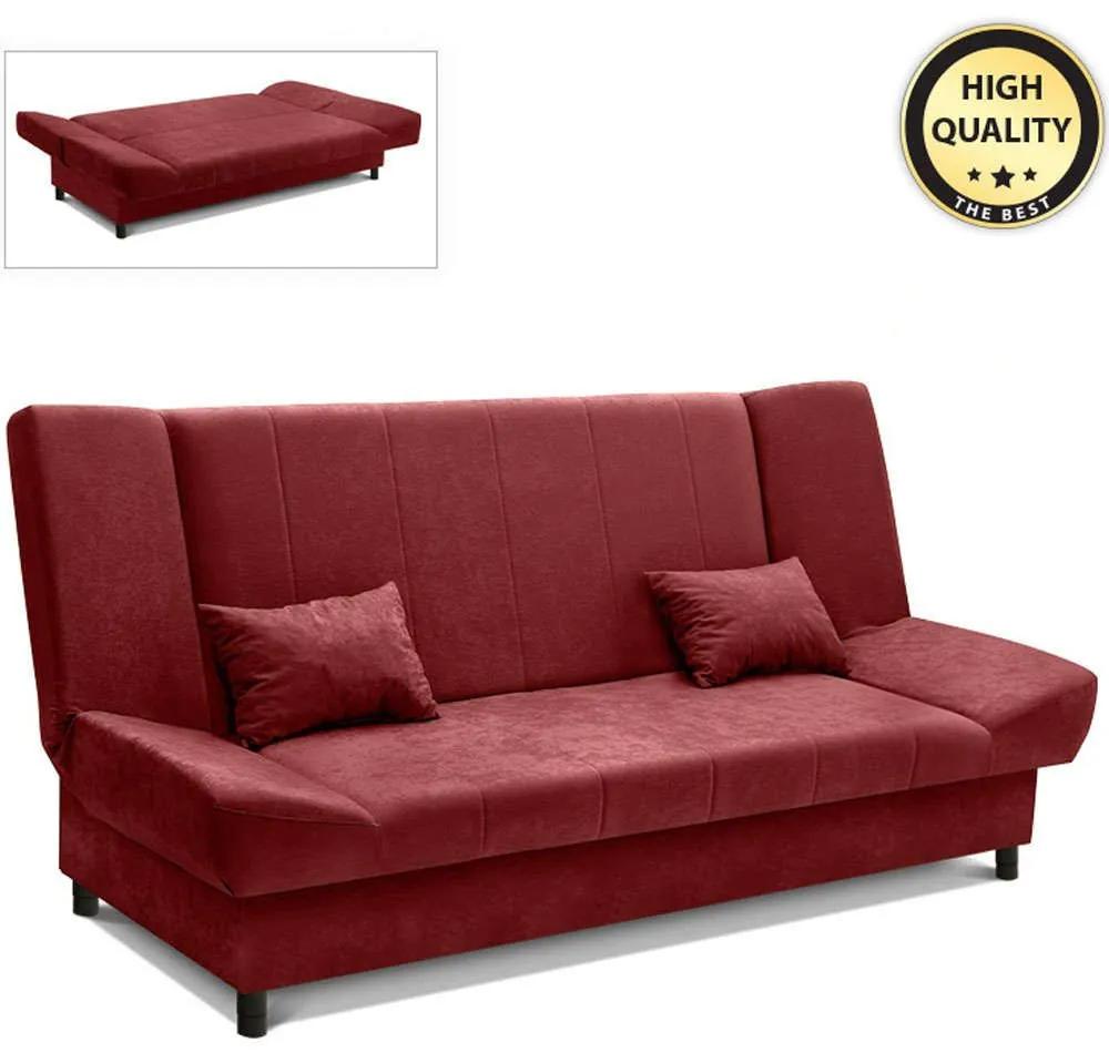 Kαναπές - Κρεβάτι Με Αποθηκευτικό Χώρο Tiko Plus 0096461 200x90x96cm Burgundy