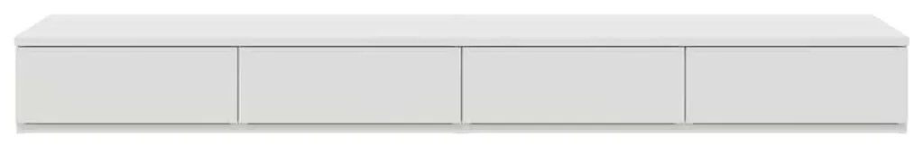 vidaXL Συρτάρια κρεβατιού με συρτάρι Λευκό 135 x 36.5 x 16.5 εκ