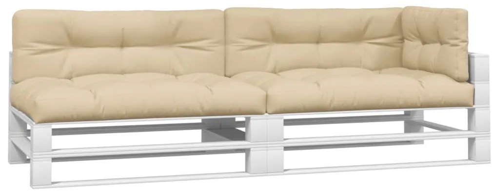 vidaXL Μαξιλάρια Παλέτας 5 τεμ. Μαύρα Υφασμάτινα